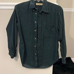 Vintage Corduroy button up men’s size medium